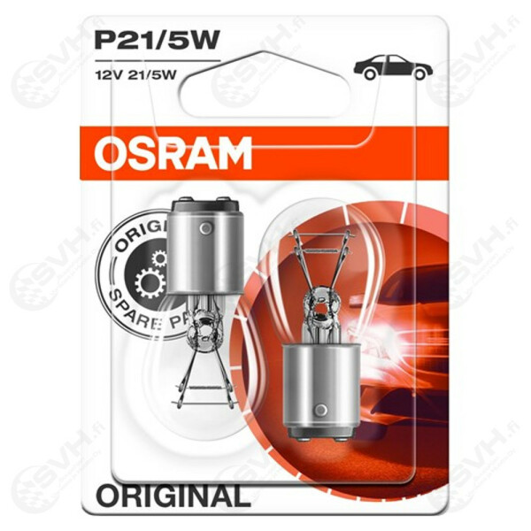 OS7225 02B Osram Autolamppu 12V 21 4W blister pari kuva