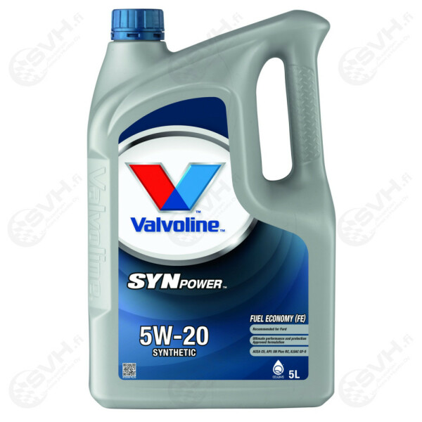 21 872556VALVOLINE SYNPOWER FE 5W 20 MOOTTORIOLJY 5L kuva