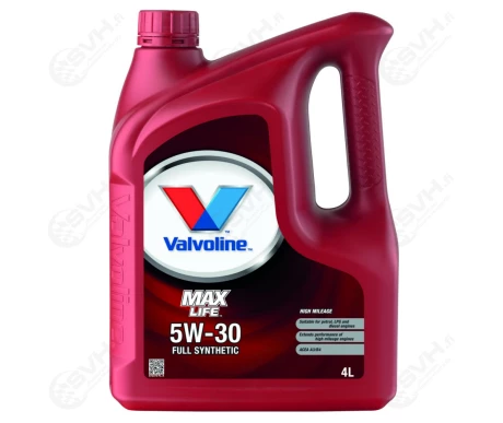 21 872368 VALVOLINE MAXLIFE C3 5W 30 MOOTTORIOLJY 4L kuva
