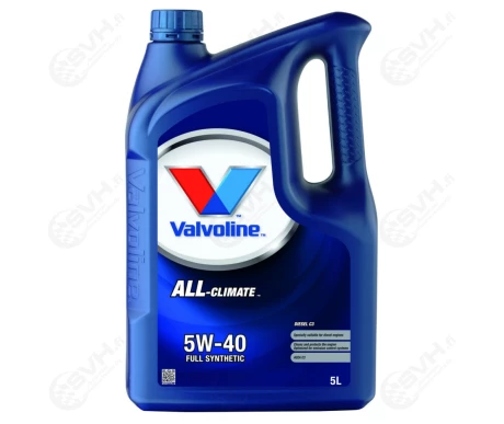 21 872277 VALVOLINE ALL CLIMATE 5W 40 DIESEL C3 MOOTTORIOLJY 5L kuva
