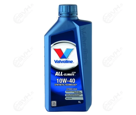 21 872779 VALVOLINE ALL CLIMATE EXTRA 10W 40 MOOTTORIOLJY 1L kuva