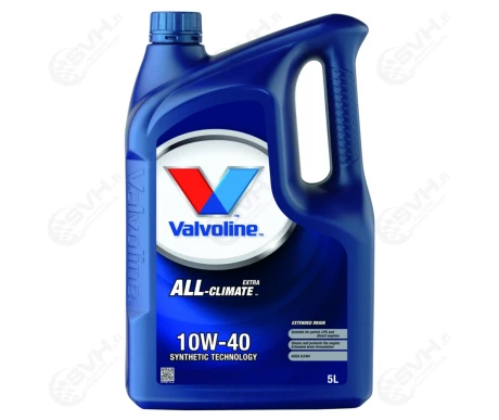 21 872781 VALVOLINE ALL CLIMATE EXTRA 10W 40 MOOTTORIOLJY 5L kuva