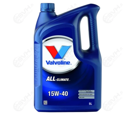 21 872786 VALVOLINE ALL CLIMATE 15W 40 MOOTTORIOLJY 5L kuva