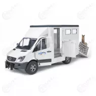 Bruder 02533 MB Sprinter hevoskuljetusauto ja hevonen2