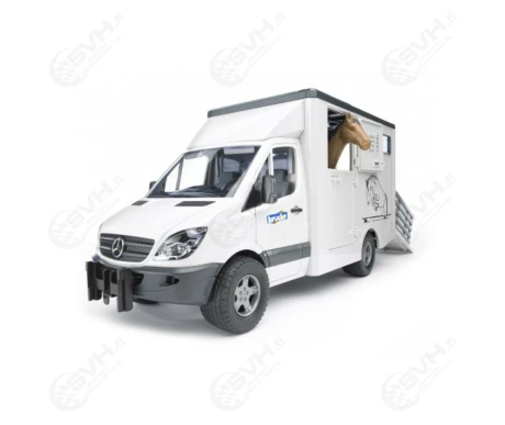Bruder 02533 MB Sprinter hevoskuljetusauto ja hevonen3 kuva