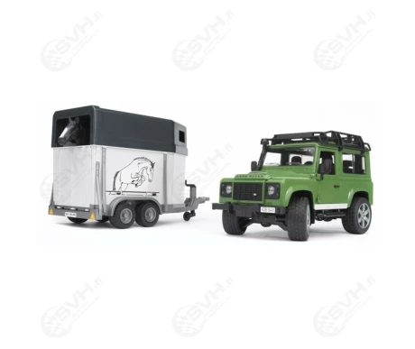 Bruder 02592 Land Rover Defender maasturi hevostraileri ja hevonen2 kuva