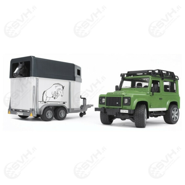 Bruder 02592 Land Rover Defender maasturi hevostraileri ja hevonen2 kuva