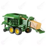 Bruder 02017 John Deere 690 kanttipaalaaja ja kaksi paalia1