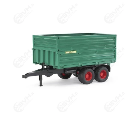 Bruder 02010 Welger kippiperavaunu korkeilla laidoilla ja telilla kuva