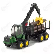 Bruder 02133 John Deere 1210E kuormatraktori kuormaajalla ja neljalla tukilla3