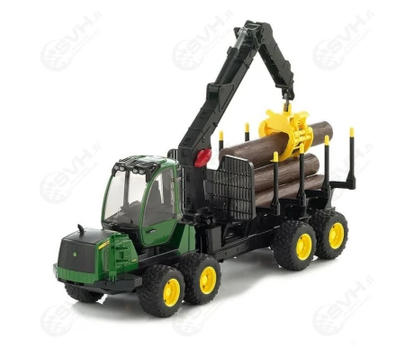 Bruder 02133 John Deere 1210E kuormatraktori kuormaajalla ja neljalla tukilla kuva
