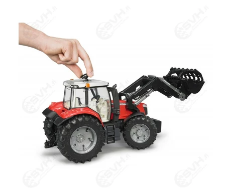 Bruder 03047 Massey Ferguson 7624 traktori etukuormaajalla1 kuva