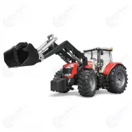 Bruder 03047 Massey Ferguson 7624 traktori etukuormaajalla2