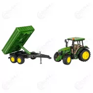 Bruder 02108 John Deere 5115M traktori perakarrylla1