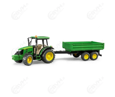 Bruder 02108 John Deere 5115M traktori perakarrylla2 kuva