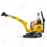 Bruder 62002 JCB 8010 CTS minikaivuri ja hahmo1