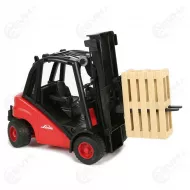 Bruder 02511 Linde H30D trukki ja kaksi lavaa1