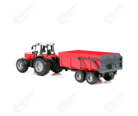 Bruder 02045 Massey Ferguson 7480 traktori kippiperakarrylla1 kuva