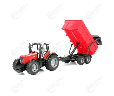 Bruder 02045 Massey Ferguson 7480 traktori kippiperakarrylla2 kuva