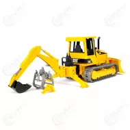 Bruder 02338 takakaivin kauhalla ja tukkinostimella2