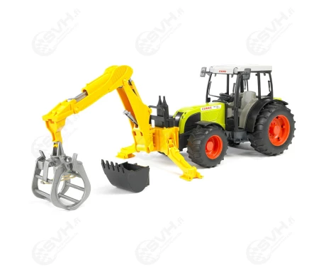 Bruder 02338 takakaivin kauhalla ja tukkinostimella3 kuva