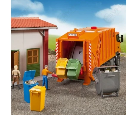 Bruder 02607 roska astiat 4kpl1 kuva