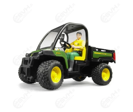 Bruder 02490 John Deere Gator XUV 855D lava ajoneuvo ja hahmo kuva