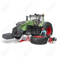 Bruder 04041 Fendt 1050 Vario traktori mekaanikko ja renkaanvaihtosarja2