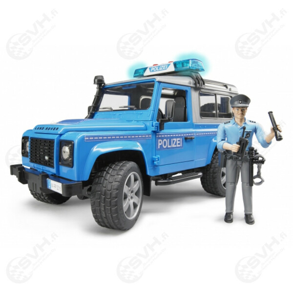 Bruder 02597 Land Rover Defender poliisiauto ja hahmo3 kuva