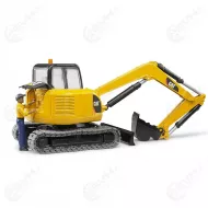 Bruder 02466 Caterpillar minikaivuri ja hahmo1