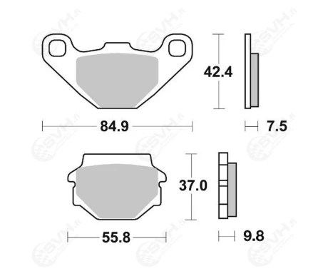 SBS Jarrupalat Suzuki useita malleja 23-135HF kuva