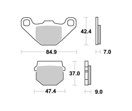 *  Sbs Jarrupalat Racing Sintered kuva