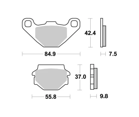 *  Sbs Jarrupalat Racing Sintered kuva