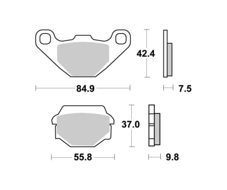 *  Sbs Jarrupalat Racing Sintered kuva