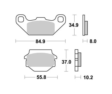 *  Sbs Jarrupalat Racing Sintered kuva