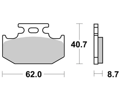*  Sbs Jarrupalat Racing Sintered kuva