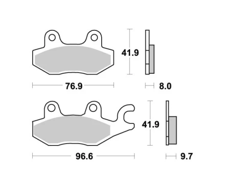 *  Sbs Jarrupalat Racing Sintered kuva
