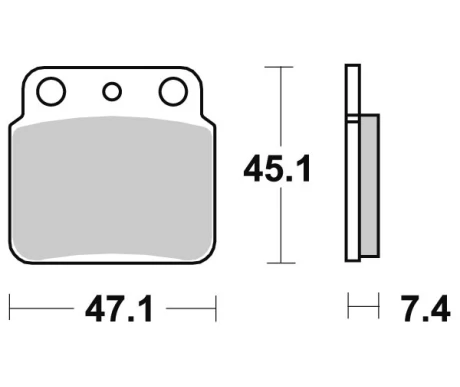 *  Sbs Jarrupalat Racing Sintered kuva