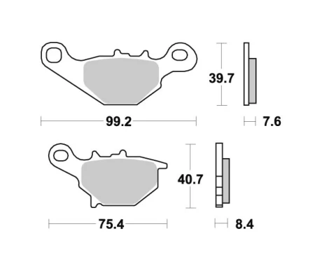 *  Sbs Jarrupalat Racing Sintered kuva