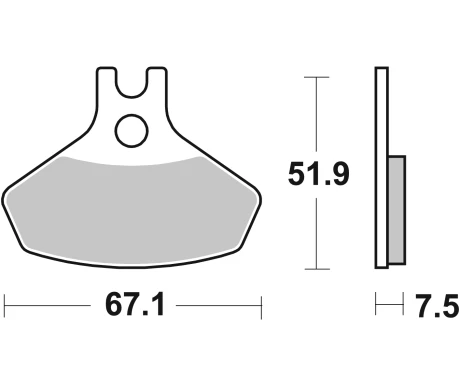 *  Sbs Jarrupalat Racing Sintered kuva