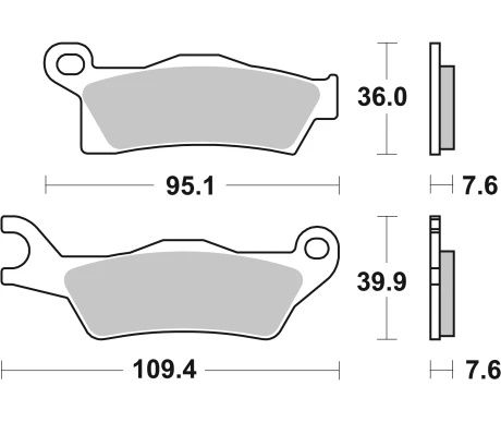 *  Sbs Jarrupalat Racing Sintered kuva