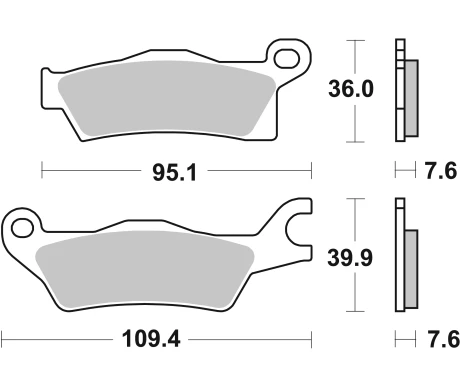*  Sbs Jarrupalat Racing Sintered kuva