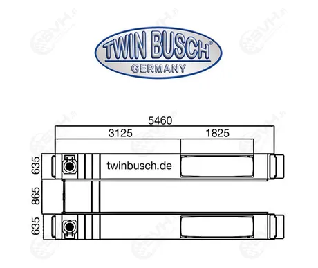 TWSA 55G twin busch saksinostin6 kuva