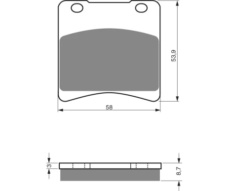 *GOLDFREN Jarrupalat 085 Ceramic carbon kuva