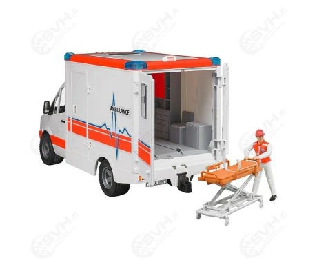 Bruder 02536 MB Sprinter ambulanssi ja hahmo2 kuva