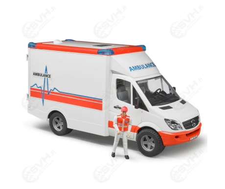 Bruder 02536 MB Sprinter ambulanssi ja hahmo kuva
