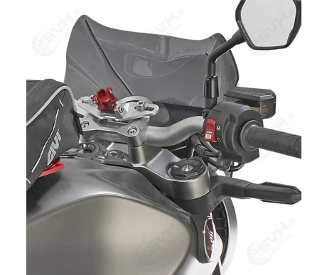 321 S901A Givi S901A GPS puhelimen alumiininen yleiskiinnike ohjaustangon kiinnikkeeseen 1 kuva