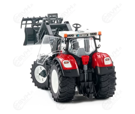Bruder 03181 Steyr 6300 Terrus CVT traktori etukuormaajalla1 kuva