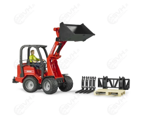 Bruder 02191 Schaffer pienkuormaaja hahmo ja tarvikkeet1 kuva