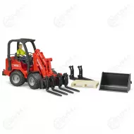Bruder 02191 Schaffer pienkuormaaja hahmo ja tarvikkeet2